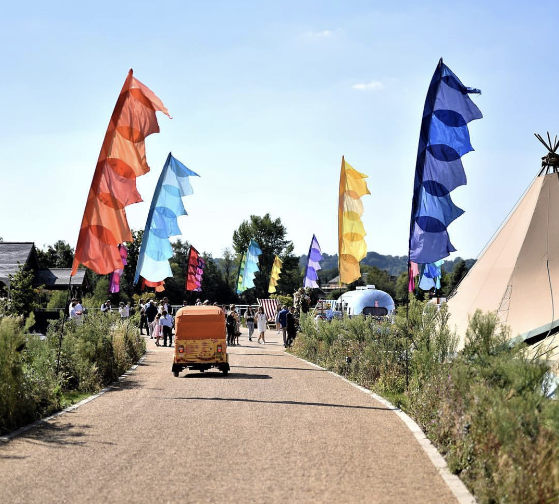 Festivalvlag Bloemblad (4m)