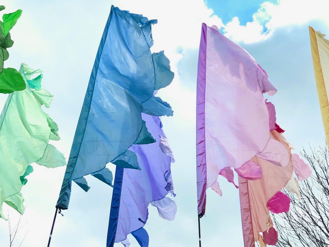 Festivalvlag Maanblad (3.5m)